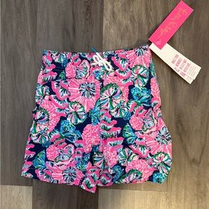 Lilly Pulitzer Boy’s Swimming Trunks in Oyster Bay Shroom With a View